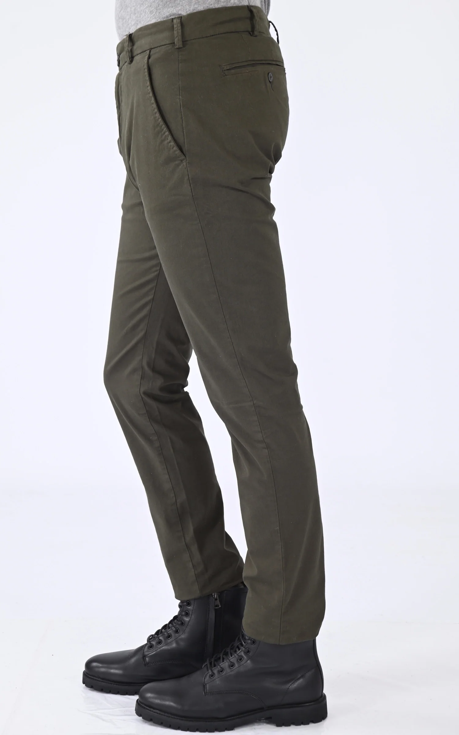 Pantalon chino TRJO70 kaki – Image 3