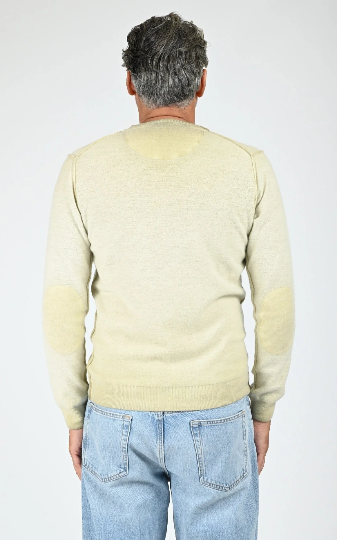 Pull en laine imprimé Bristol vert – Image 3