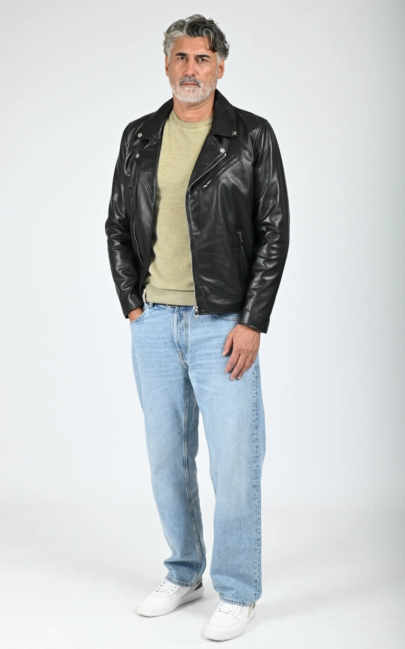 Pull en laine imprimé Bristol vert – Image 5