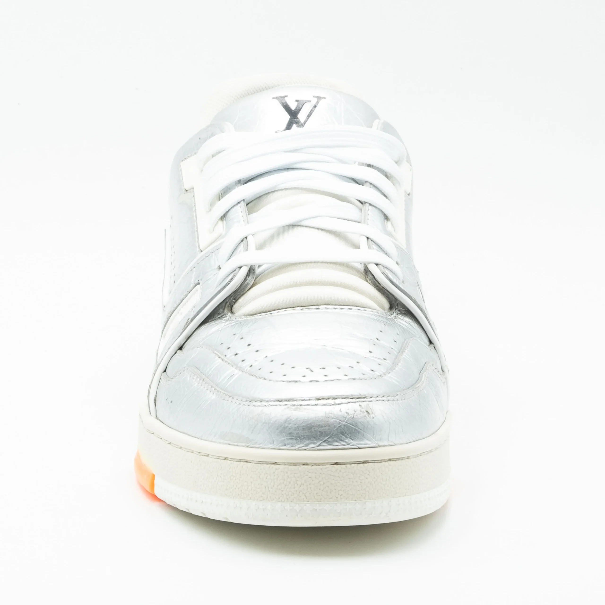 Louis Vuitton Trainer Silver White – Image 3